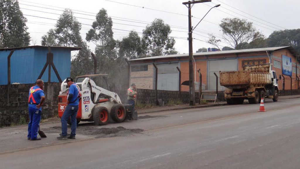 Parte da obra já está concluída.