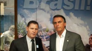 Massocco e Bolsonaro estiveram juntos em Brasília durante viagem recente do vice-prefeito