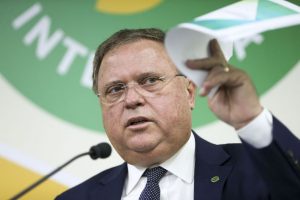 Brasília - O ministro da Agricultura, Pecuária e Abastecimento, Blairo Maggi, durante entrevista coletiva sobre os resultados de viagem à Bélgica, onde tratou com autoridades da União Europeia sobre a exportação de proteína animal (Marcelo Camargo/Agência Brasil)