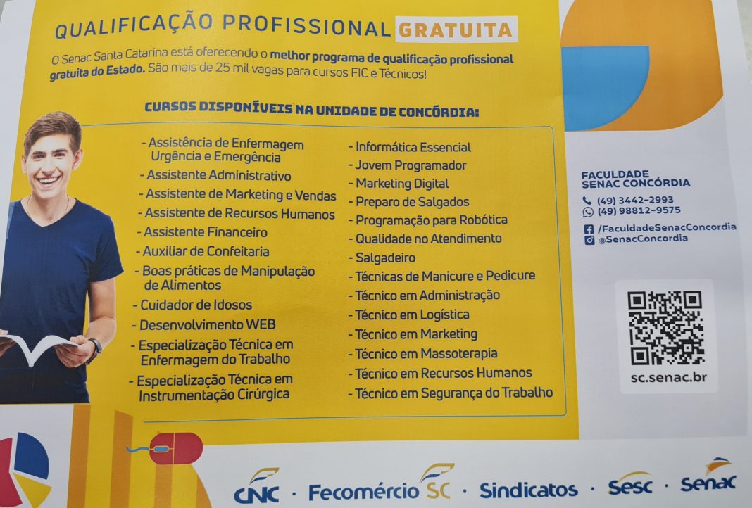 Projeto de Qualificação Profissional lançado pelo Senac oferece cursos ...