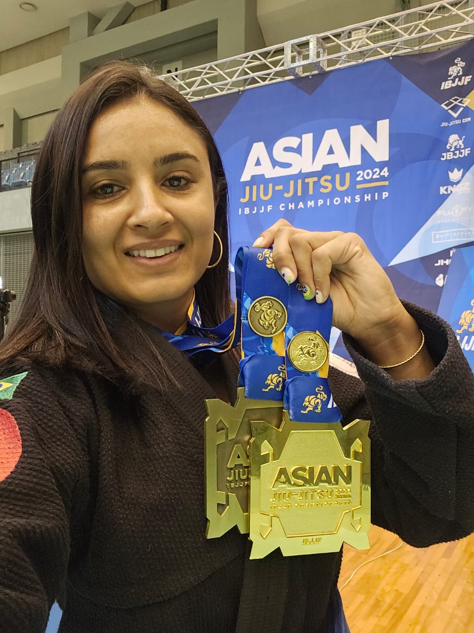 Concordiense Jaqueline Reihmers Conquista Título no ASIAN JIUJITSU