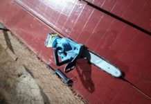 Homem é morto a tiro após invadir casa com faca e motosserra em Saudades