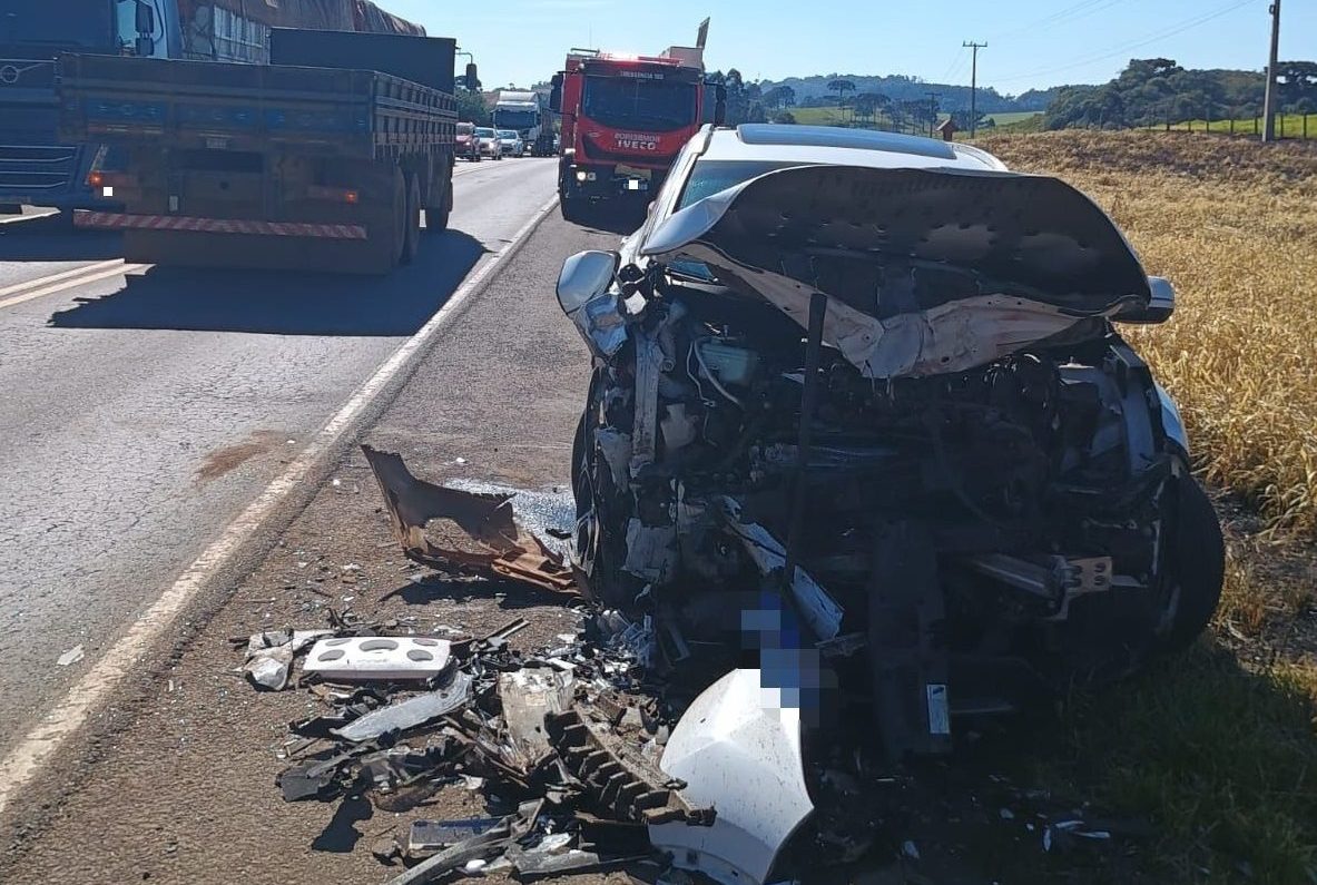 Morador de Pres. Castelo Branco morre em colisão na BR-470