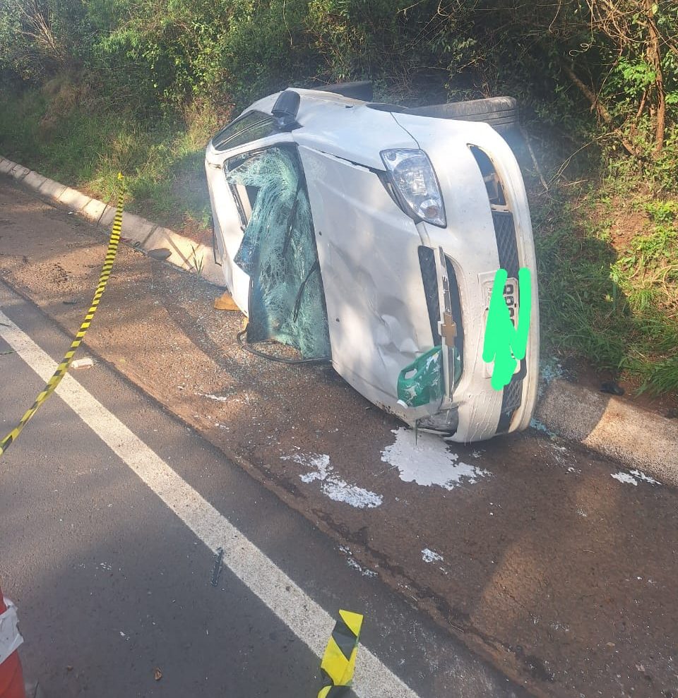 Trabalhador morre atropelado durante serviço de sinalização na SC-355