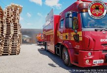 Incêndio atinge fábrica de paletes e ameaça tanque de diesel em Tangará