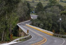 SC-283 ganha cinco novas lombadas físicas entre Seara e Arvoredo
