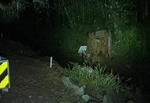 Capotamento deixa três feridos em trecho em obras da SC-305 em São Lourenço do Oeste