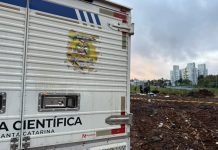 Mulher é encontrada parcialmente enterrada em terreno baldio em Chapecó