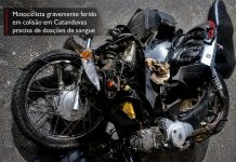 Motociclista concordiense gravemente ferido após colisão em Catanduvas precisa de doações de sangue
