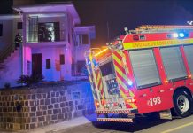 Incêndio em lareira mobiliza bombeiros no bairro Gruta em Concórdia
