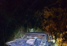 Motorista fica ferido após saída de pista na SC-150, em Luzerna