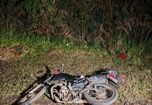 Motociclista fica ferido após sofrer queda na BR-282, em Ponte Serrada