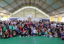 Inaugurado telhado da EBM Concórdia, que resolve problema histórico de goteiras na escola
