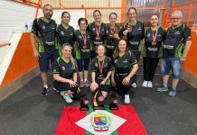 Concórdia conquista o 3º lugar na 3ª Etapa Barriga Verde de Bochas Feminina